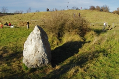 Menhir mezi Kozákovou skálou a Dívčím skokem